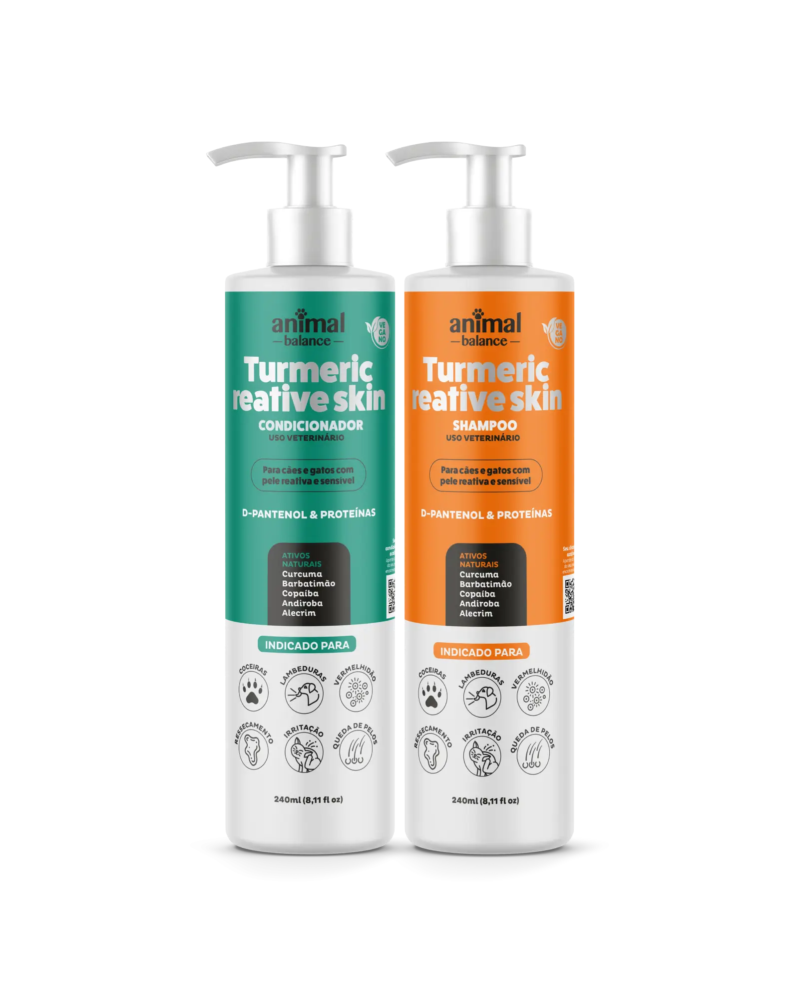 Kit Cúrcuma Reative - 1 Shampoo + 1 Condicionador