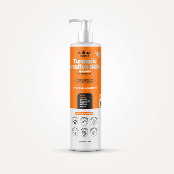 Shampoo Pet - Cúrcuma Reative Skin - 240ml