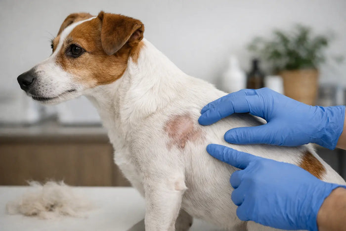 Por que surgem falhas no pelo do cachorro?
