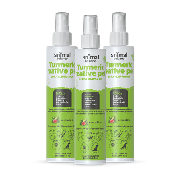 3 Spray Limpadores - Bactericida Calmante à Seco