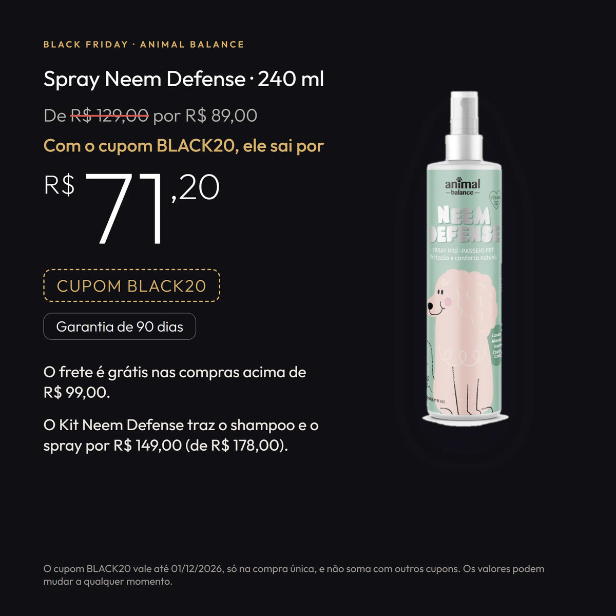 Spray Neem Defense Animal Balance – foto 8