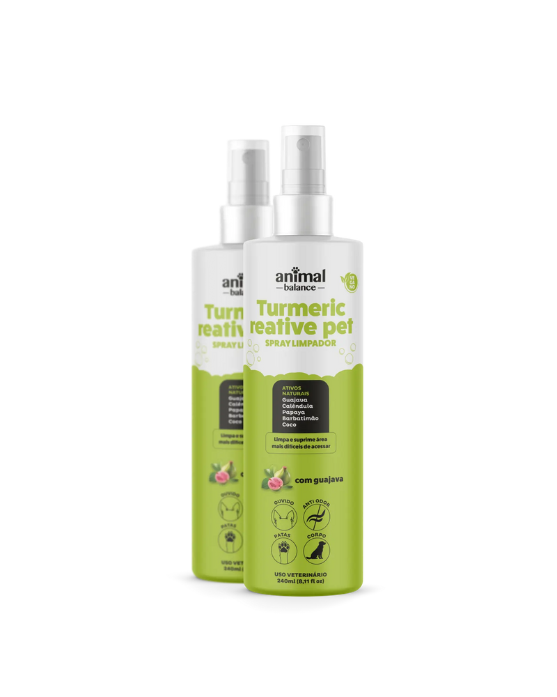 2 Unid - Spray Limpador - Bactericida, Anti Odor, Calmante - Psidium, Calêndula e Aloe - 240ml