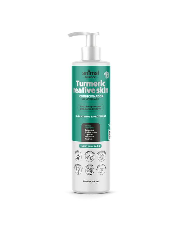 Condicionador Pet - Cúrcuma Reative Skin - 240ml