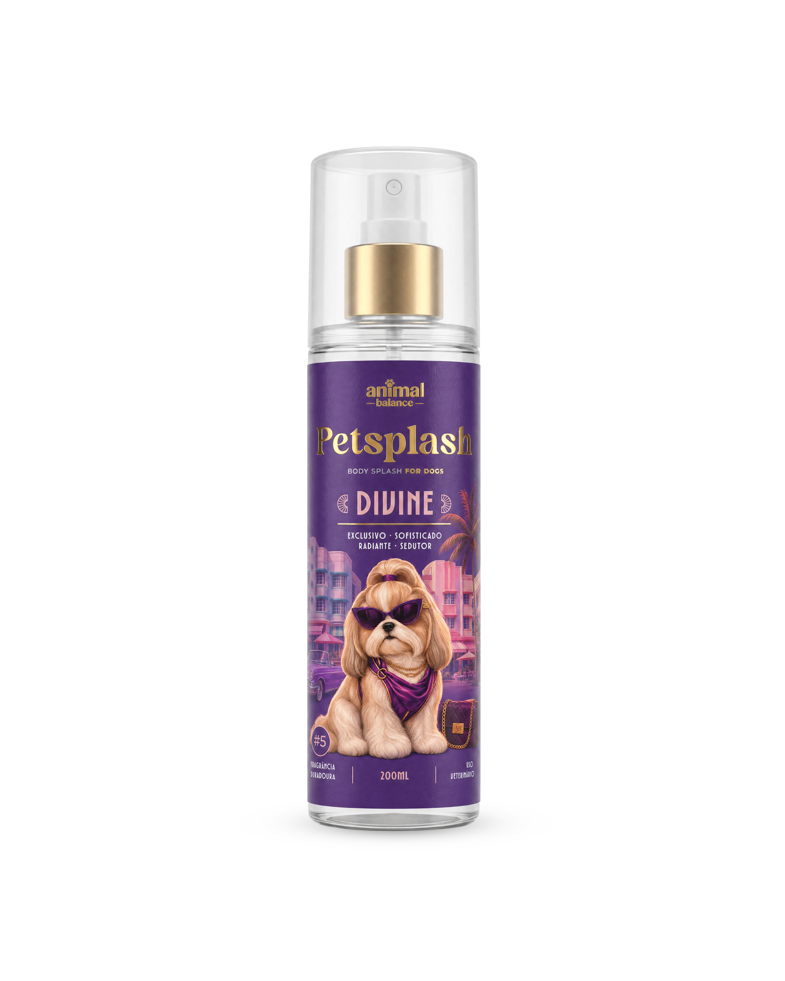 Perfume para Cães Petsplash Divine Alta Fixação 200ml