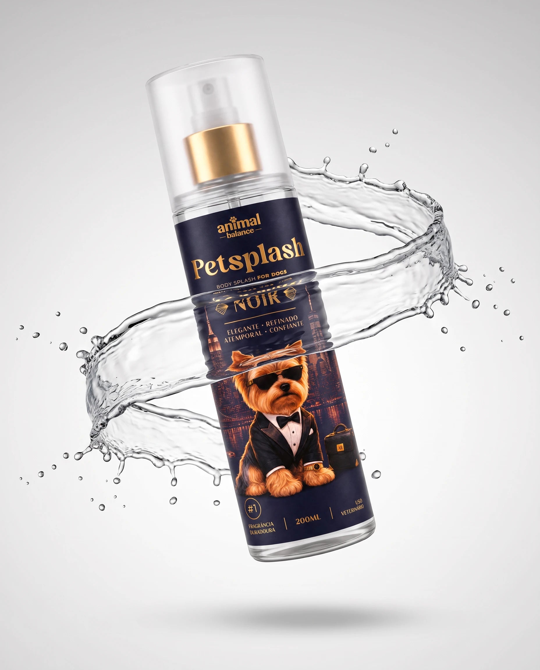 Petsplash® NOIR [01] inspirado no  Bleu de Chanel [PRÉ VENDA - RECEBA APÓS 20.09.26]