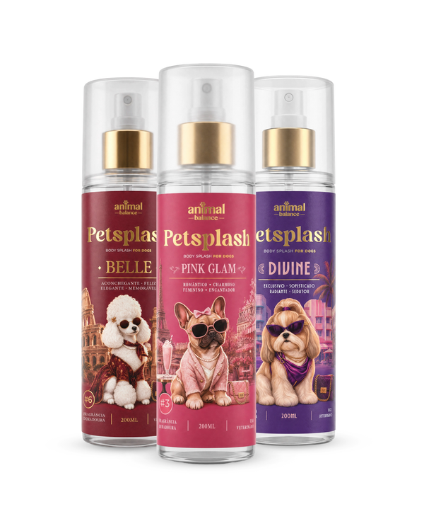 Petsplash® Trio Divas (Pink Glam, Divine e Belle) [PRÉ VENDA - RECEBA APÓS 20.09.26]