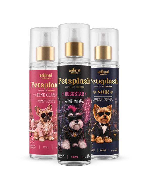 Petsplash® Trio Fashion Week (Noir, Rockstar e Pink Glam) [PRÉ VENDA - RECEBA APÓS 20.09.26]