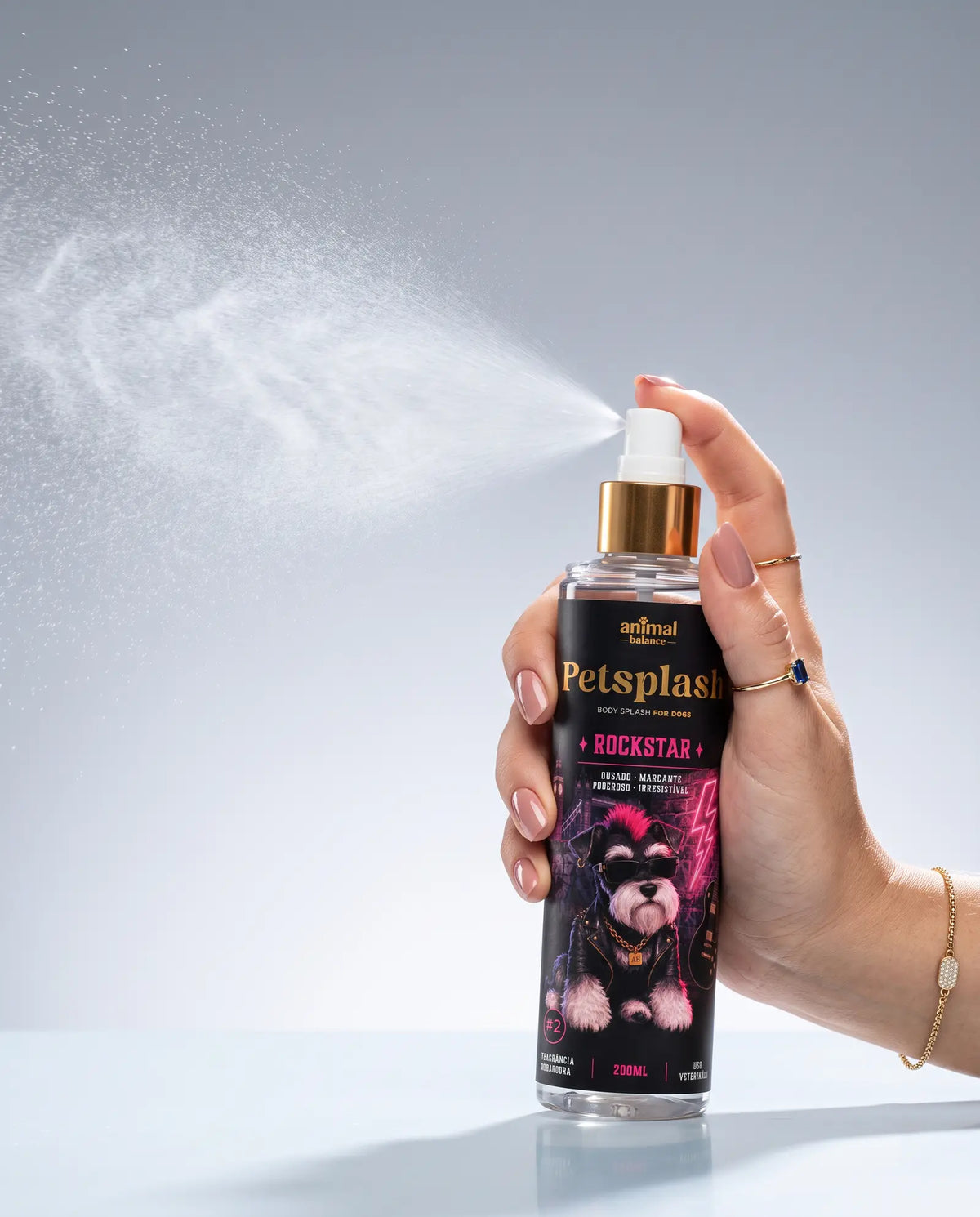 Petsplash® ROCKSTAR [02] inspirado no Dior Sauvage - Cães e Gatos - 200ml